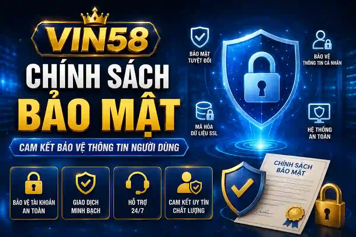 Chính sách bảo mật Vin58